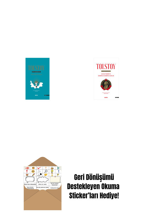 Alfa Yayıncılık Tolstoy Bütün Eserleri 18 (Ciltli) + Tolstoy Bütün Eserleri 15 + Okuma Sticker'Ları