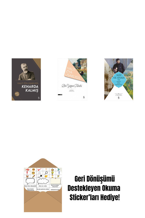 Everest Yayınları Kenarda Kalmış + Bir Yazın Tarihi + Mâî Ve Siyah - Özgün Tam Metin + Okuma Sticker'Ları