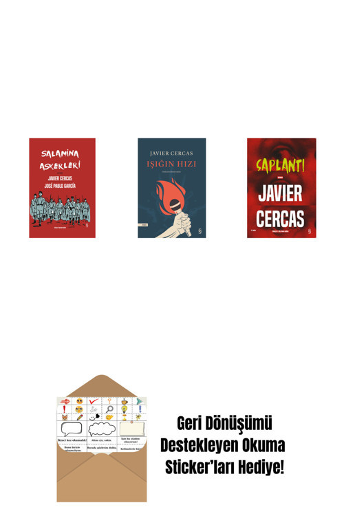 Everest Yayınları Salamina Askerleri (Çizgi Roman - Ciltli) + Işığın Hızı + Saplantı + Okuma Sticker'Ları