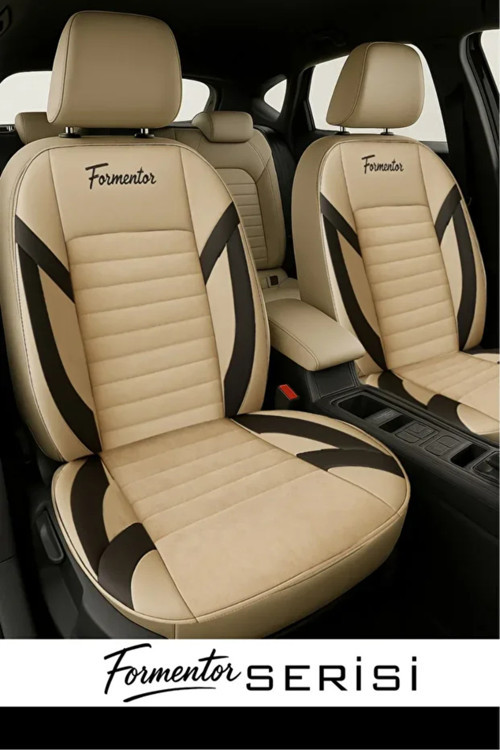 Fiat Brava (182) 1.9 Td 100 S (182.Bf) (101 Hp) 1998 Uyumlu Tay Tüyü Form Oto Kılıfı Tam Set Bej