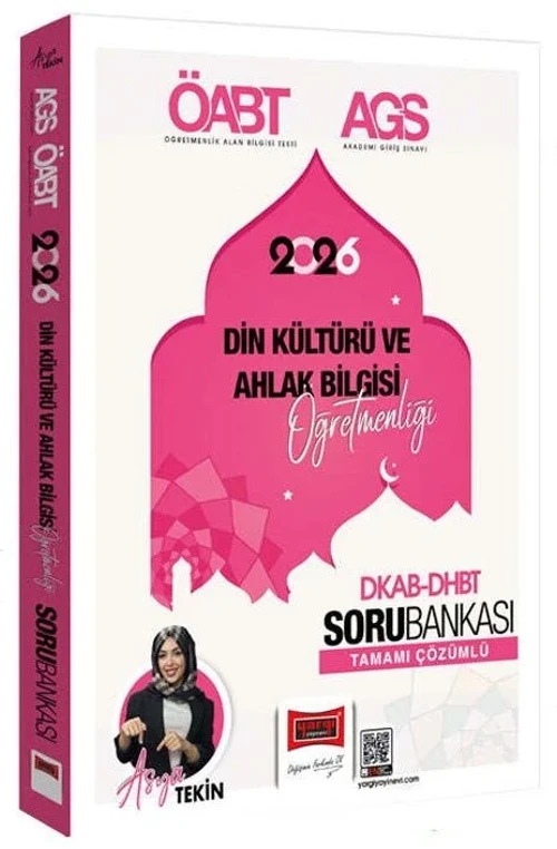 2026 ÖABT MEB-AGS DHBT Din Kültürü ve Ahlak Bilgisi Öğretmenliği Soru Bankası Çözümlü - Asya Tekin Y