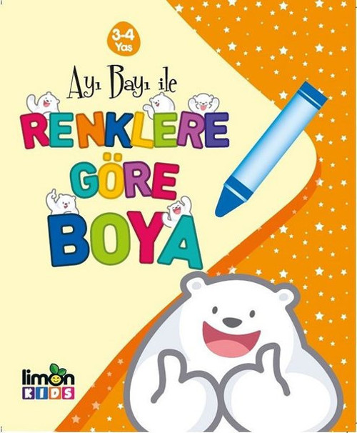 Ayı Bayı ile Renklere Göre Boya 3-4 Yaş