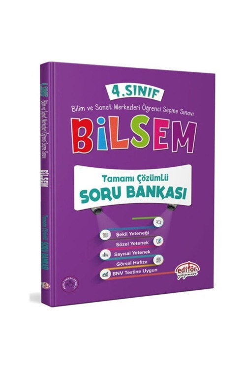 Editör 4. Sınıf Bilsem Soru Bankası
