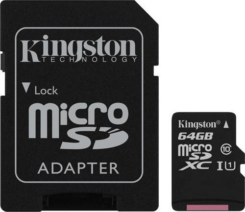 KINGSTON 64GB MicroSD CL10 SDCS2/64GB