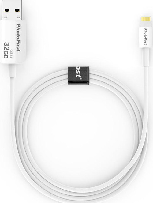 32GB USB 3.0 PHOTO BACKUP CABLE Lightning ŞARJ KABLOLU USB BELLEK