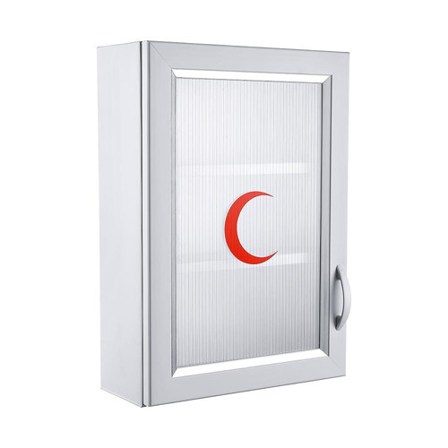 CLK-159 PVC İlk Yardım Ecza Dolabı 3 Raflı Kapaklı Beyaz
