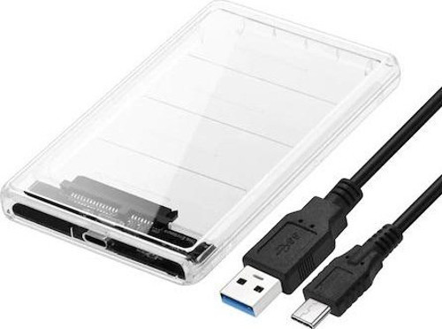 2.5" USB 3.0 CDG-HDC-30TC Sata Harddisk Kutusu Şeffaf
