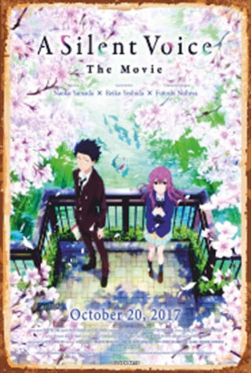 A Silent Voice Anime Retro Ahşap Pster 20x30