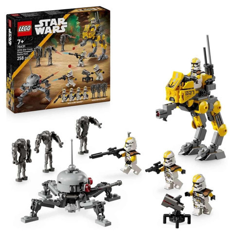 Star Wars 75431 - 327. Star Corps Klon Trooper Savaş Paketi 258 Parça +7 Yaş