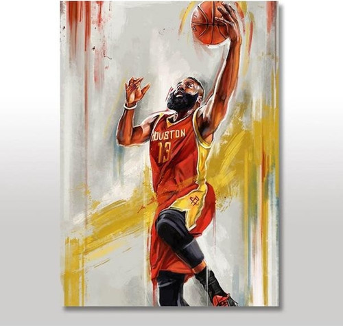 James Harden Basketbol1 Ahşap Poster 20x30