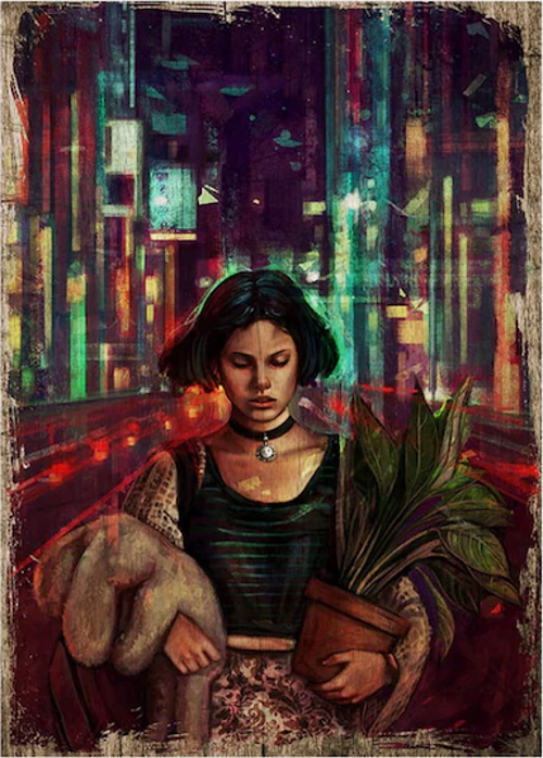 Leon Sevginin Gücü Mathilda Modern Mdf Tablo 20x30