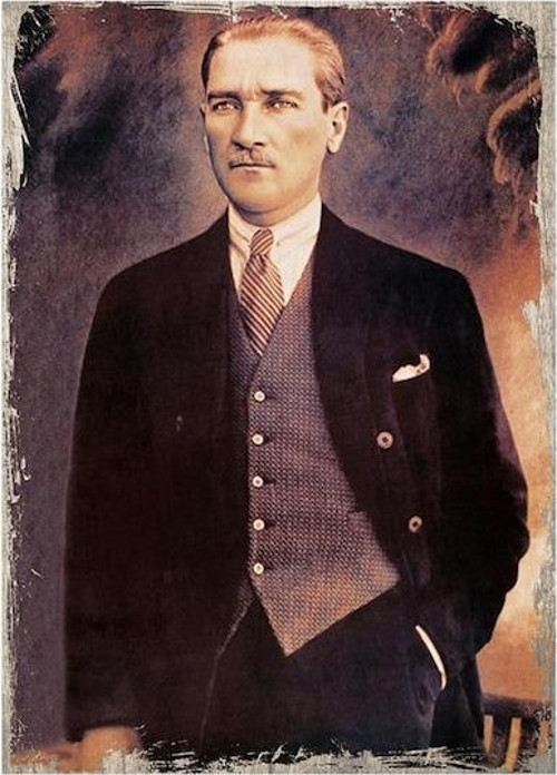 Mustafa Kemal Atatürk29 Ahşap Poster 20x30