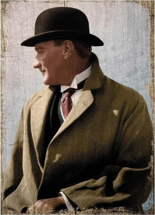 Mustafa Kemal Atatürk35 Ahşap Poster 20x30