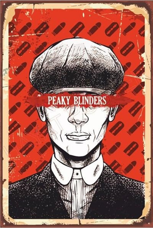 Peaky Blinders Thomas Retro Ahşap Poster 20x30