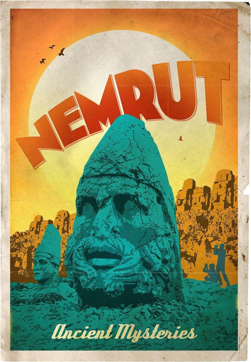 Nemrut Ahşap Poster 20x30