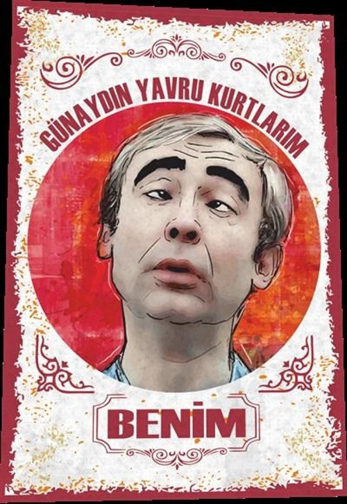 Şener Şen Badi Ekrem Hababam Sınıfı Yeşilçam Türk Sineması 20x30