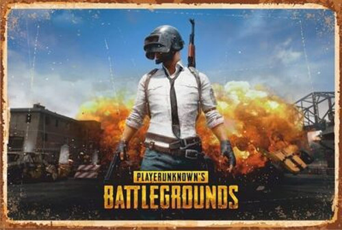 Pubg Oyun Ahşap Poster 20x30