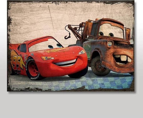 Şimşek Mcqueen1 Ahşap Poster 20x30