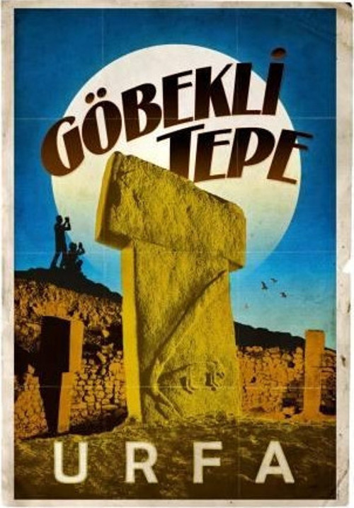 Urfa Göbeklitepe Ahşap Poster 20x30
