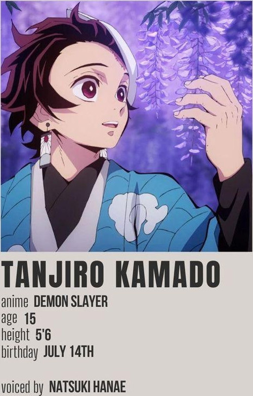 Tanjiro Kamado Ahşap Poster 20x30