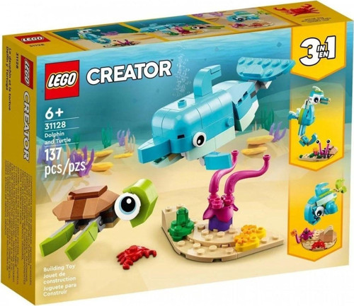 Creator 31128 Yunus Ve Kaplumbağa 3ü1 Arada,137 Parça 6 Yaş
