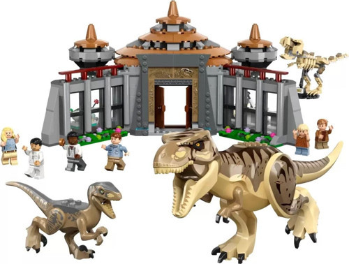 Jurassic World 76961 Ziyaretçi Merkezi: T. rex ve Raptor Saldırısı (693 Parça)