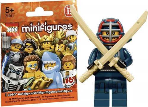 71011 Minifigür Seri 15 12 - Kendo Fighter Minifigür