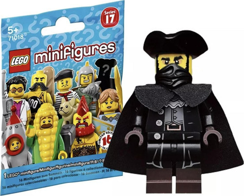 71018 Minifigür Seri 17 16 - The Mystery Man (Highwayman) Minifigür