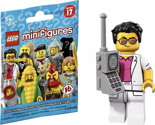 71018 Minifigür Seri 17 12 - Yuppie Minifigür