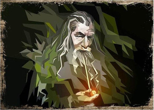 Yüzüklerin Efendisi Gandalf (406263117) 20x30