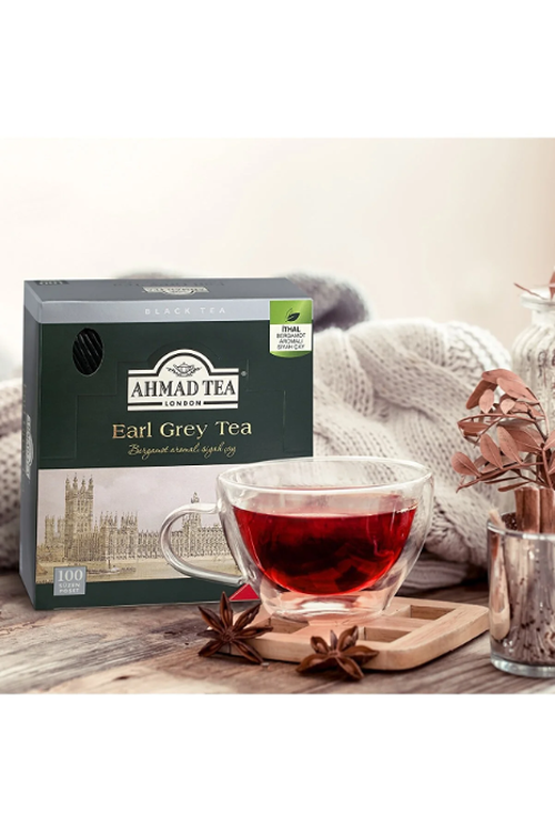 Ahmad Tea Earl Grey Kokulu Bergomat Aromalı Bardak Poşet Çay 100'lü