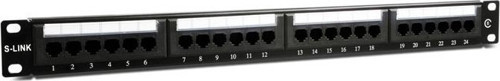 SL-F624 24-port UTP CAT6 Patch Panel
