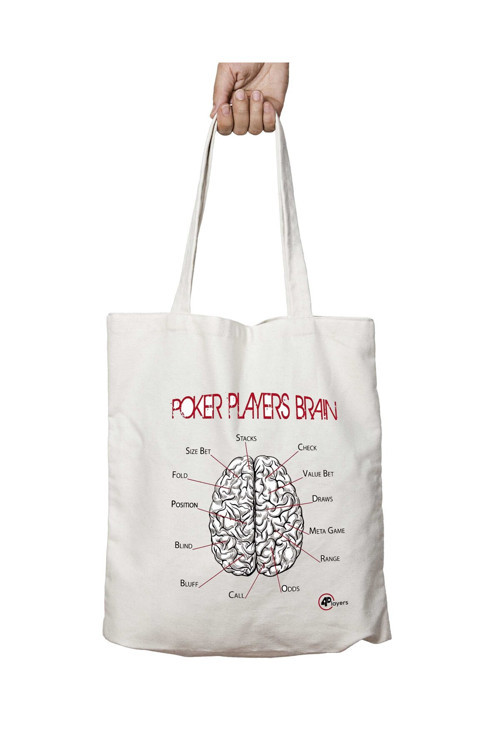 Art hedi̇ye Poker Players Brain iki Taraf Kalıcı Yıkanabilir Okul Plaj Omuz Bez Çanta