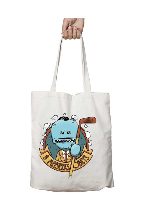 Art hedi̇ye A Meeseeks Obeys Bishock R And M iki Taraf Kalıcı Yıkanabilir Okul Plaj Omuz Bez Çanta