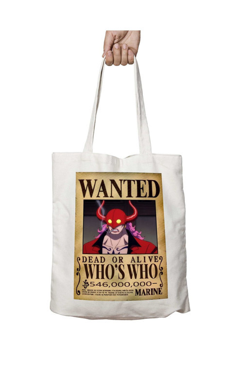 Art hedi̇ye Wanted Who's Who Anime iki Tarafı Kalıcı Baskılı Yıkanabilir Okul Plaj Omuz Bez Çantası