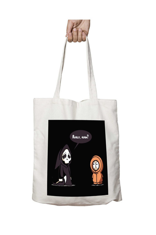 Art hedi̇ye Friends Forever Kenny South Park iki Tarafı Kalıcı Baskılı Yıkanabilir Okul Plaj Omuz Bez Çantası