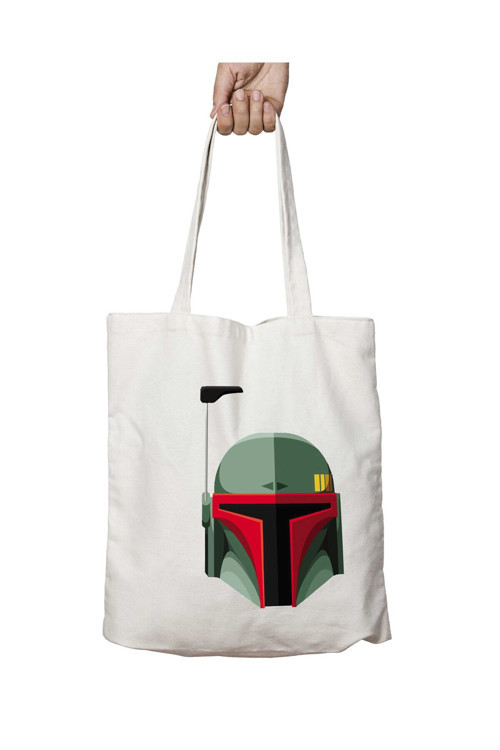 Art hedi̇ye Star Wars Boba Fett Bounty Hunter iki Taraf Kalıcı Yıkanabilir Okul Plaj Omuz Bez Çanta