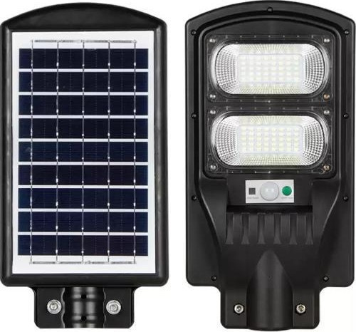 Compact 100w Led Solar Sokak Armatürü 984Lm 6400k SMD Led Beyaz Işık Su Geçirmez Kumandalı