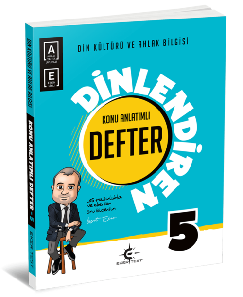 Eker Test Yayınları 5. Sınıf Din Kültürü Ve Ahlak Bilgisi Konu Anlatımlı Dinlediren Defter