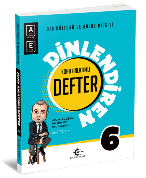 Eker Test Yayınları 6. Sınıf Din Kültürü Ve Ahlak Bilgisi Konu Anlatımlı Dinlediren Defter