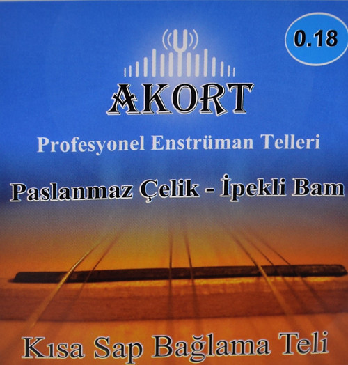 0.18 KISA SAP BAĞLAMA TELİ - SAZ TELİ PASLANMAZ