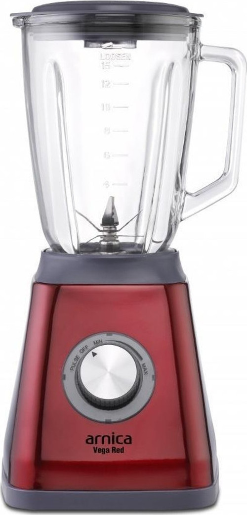 IH39020 VEGA CAM HAZNELİ BLENDER (KIRMIZI RENK)