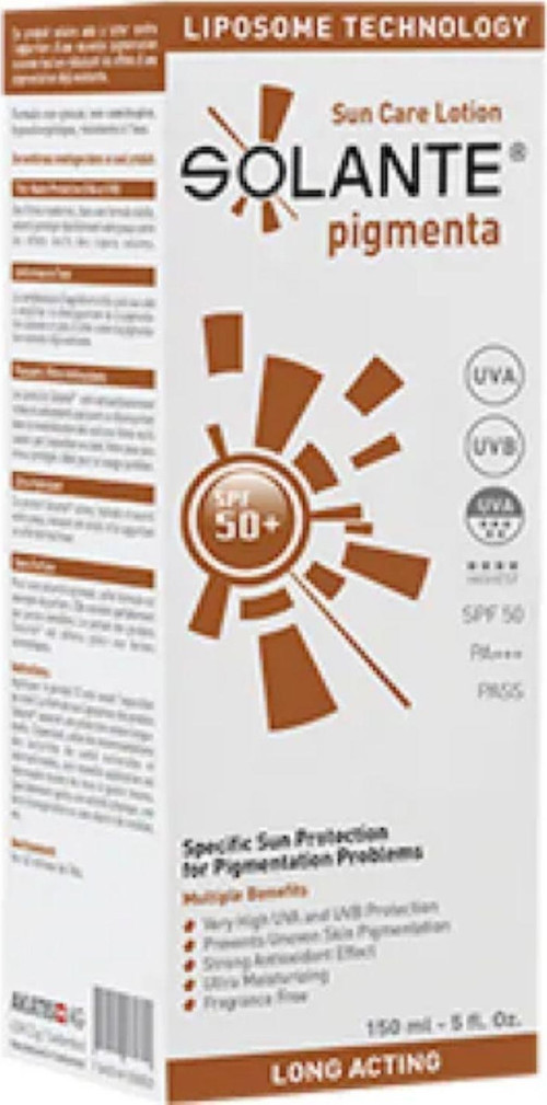 Pigmenta Lekeli Ciltler için 150 ml 50 Faktör Güneş Losyonu