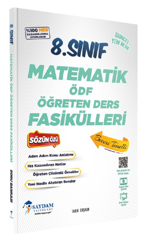 Saydam Yayınları 8. Sınıf Matematik Ödf