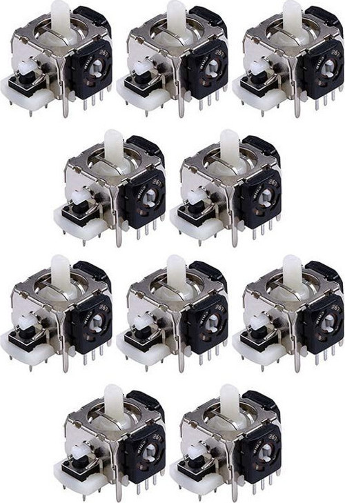10 ADET XBOX 360 Analog Motor Joystick XBOX 360 Kol Tamiri İçin Yedek Parça