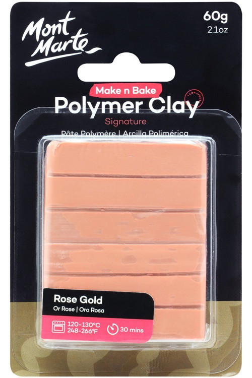 MM Make n Bake Polimer Kil Signature 60g - Rose Gold