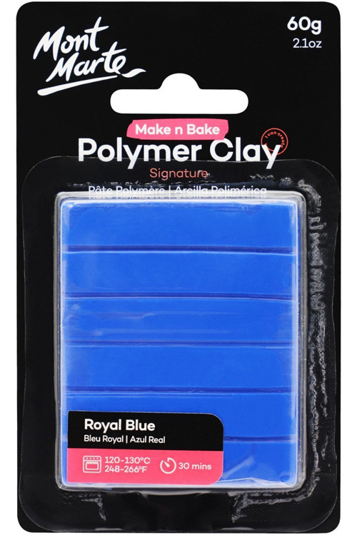 MM Make n Bake Polimer Kil Signature 60g - Royal Blue