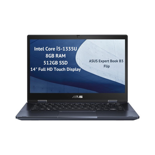 Expertbook B3 Flip B3402FVA-I58512S0D I5-1335U 8gb 512GB SSD 14" Fullhd Dokunmatik 2'in1 Dos Dizüstü Bilgisayar