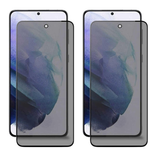 Samsung Galaxy S21 Uyumlu Tam Kaplayan Gizlilik Filtreli Mat Seramik Hayalet Ekran Koruyucu x2