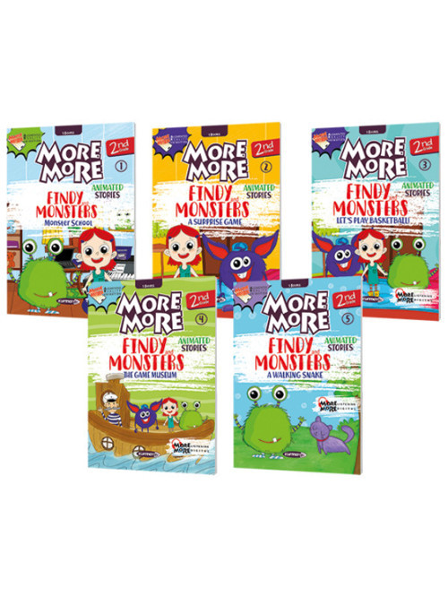 More & More Yayınları 2. Sınıf English Hikaye Seti Kutulu (5 Kitap)